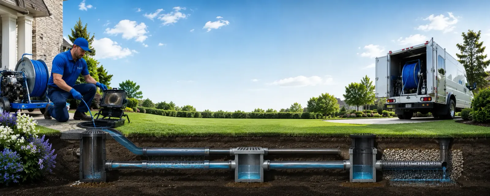 Outdoor drain cleaning information for Clines Corners, NM